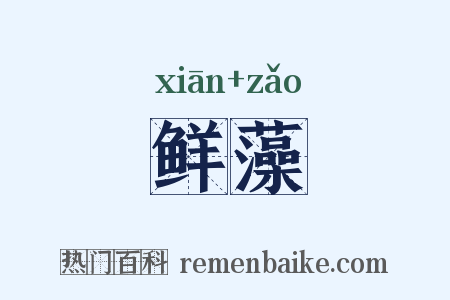 鲜藻是什么意思的图片